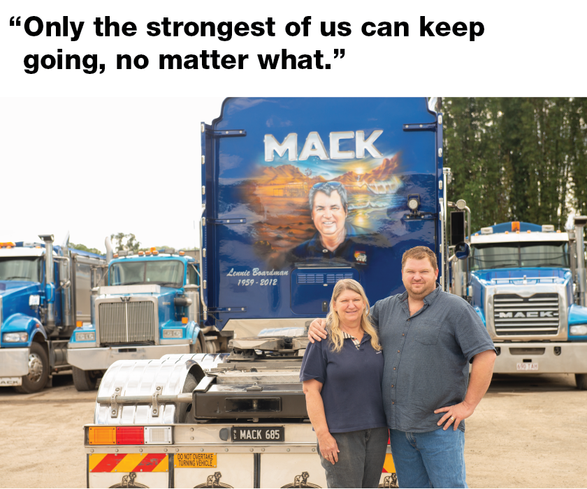 Tranzmile August Truck of the Month - Broadman's Mack Superliner Mural