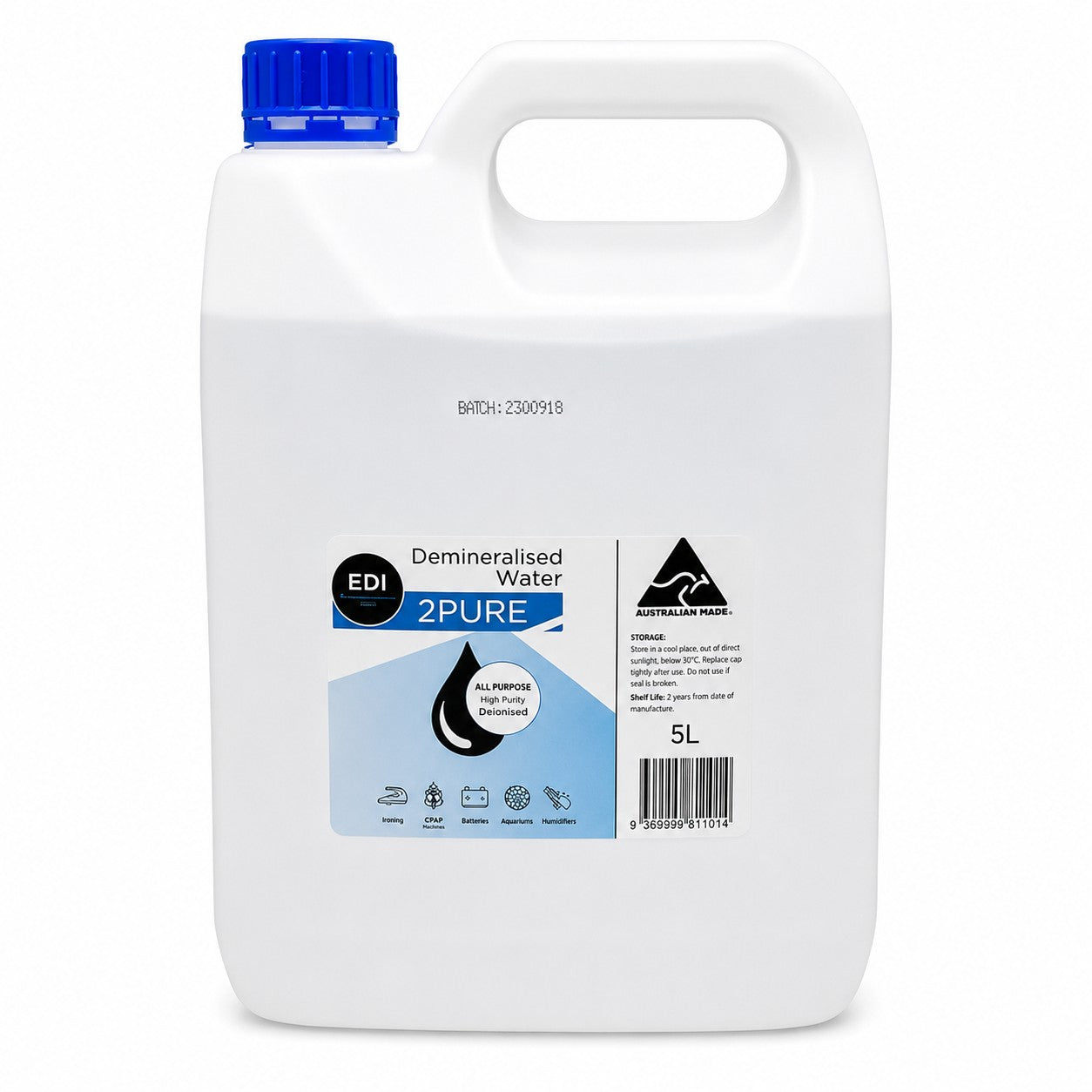 2PURE 5LTR DEMINERALISED WATER - 0220672