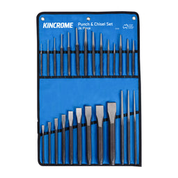 PUNCH & CHISEL SET 26 PIECE KINCROME - 7105