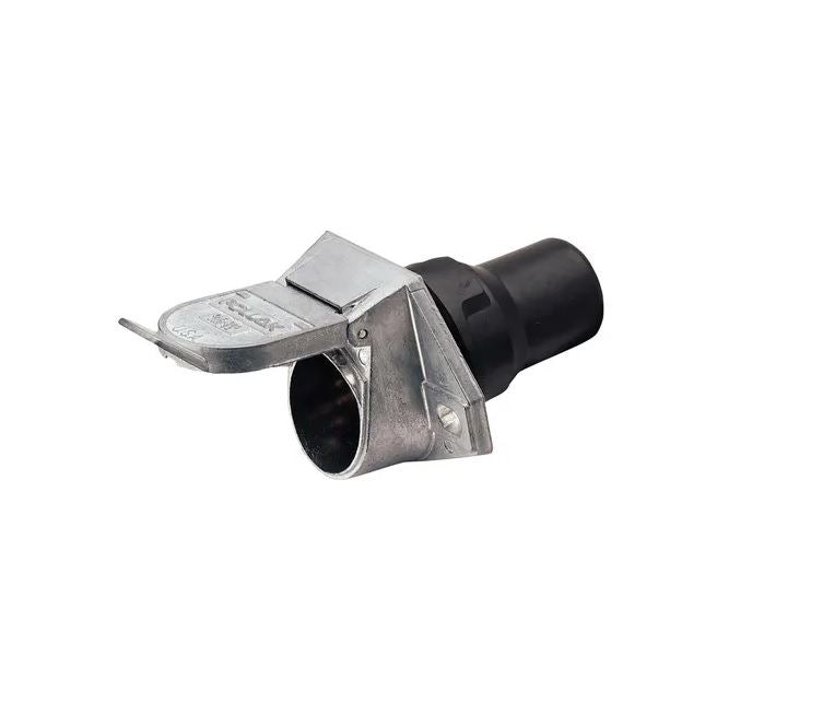 TRAILER SOCKET 7 PIN H/DUTY METAL W/BOOT - 82094