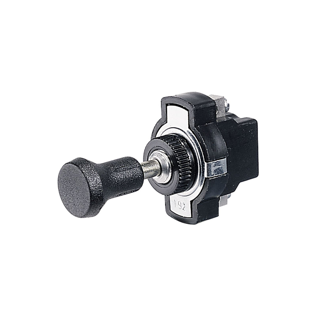 OFF/ON PUSH/PULL SWITCH- 0.5MM TO 2MM CLAMP LENGTH - 60023BL