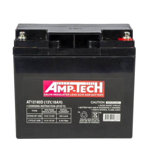 AMP-TECH VRLA 12V 18AH - AT12180D