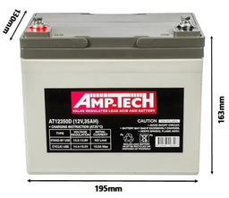 AMP-TECH VRLA 12V 35AH - AT12350D