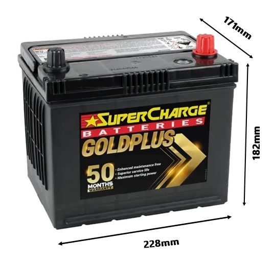 BATTERY 12V 630CCA STD TERMINAL GOLD PLUS - MF53