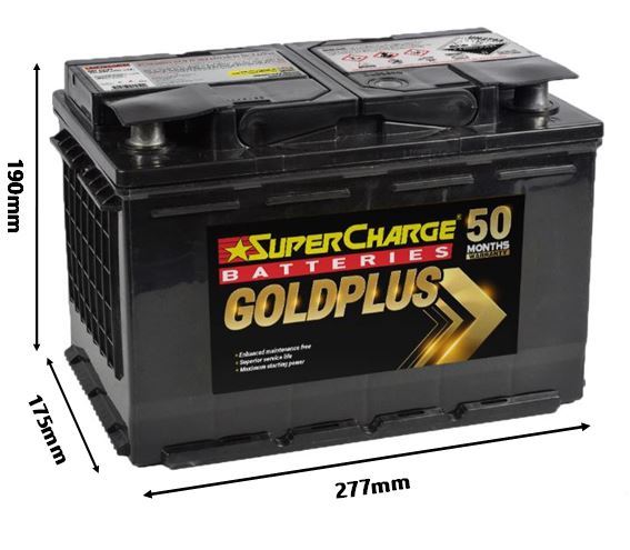 GOLD PLUS EUROPEAN 12V 750CCA - MF66H