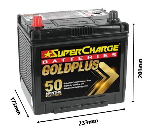 GOLD PLUS JAPANESE 12V 630CCA - MF75D23R