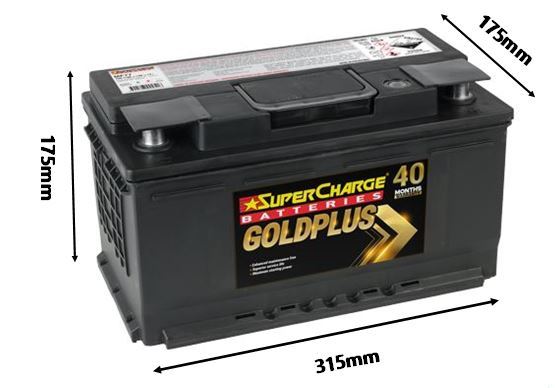 GOLD PLUS EUROPEAN 12V 750CCA - MF77