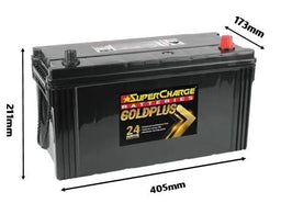 BATTERY GOLDPLUS + RIGHT 815CCA FUSO CAN - MFN100L
