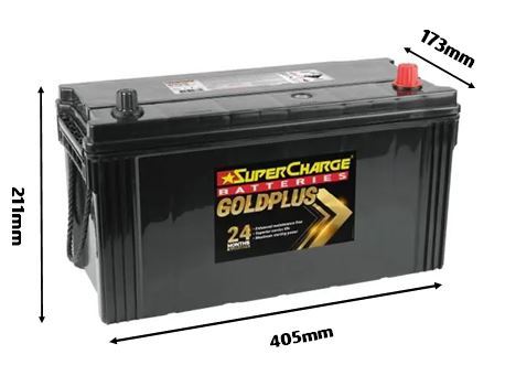 BATTERY GOLDPLUS + RIGHT 815CCA FUSO CAN - MFN100L
