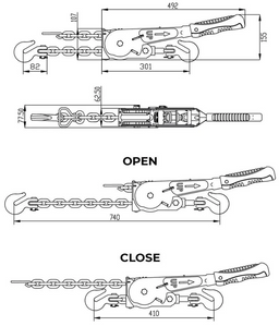 MAXIBINDER 8MM SWIVEL HD RATCHET - 202705
