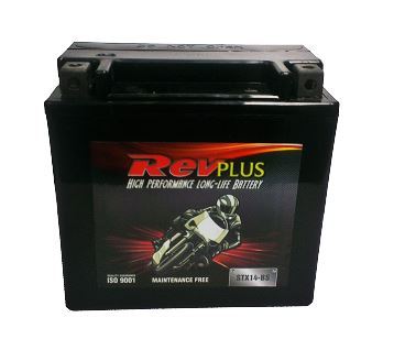 REV PLUS MOTORBIKE  12V 200CCA - STX14-BS