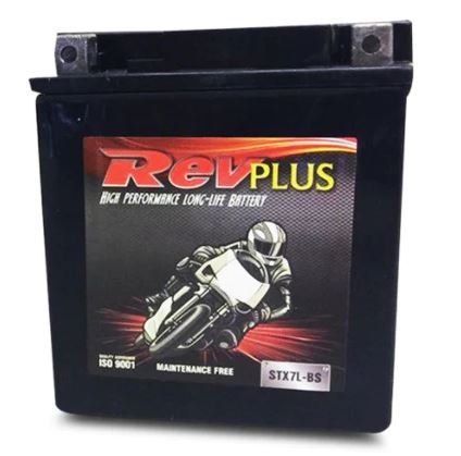 REV PLUS MOTORBIKE  12V 85CCA - STX7L-BS