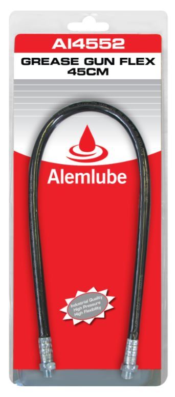 ALEMLUBE POLYAMIDE GREASE GUN FLEX, 450MM LONG - A14552