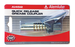 ALEMLUBE QUICK RELEASE GREASE GUN COUPLER - A14512