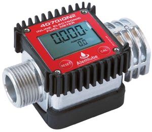 IN-LINE ELECTRONIC DIESEL FUEL METER  1" BSP INLET - 407010N2