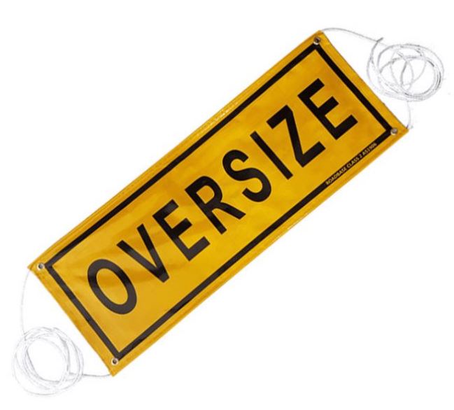 OVERSIZE BANNER WITH ROPES - AOSB2