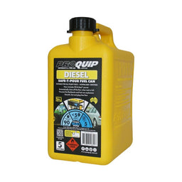 JERRY CAN 5 LTR DIESEL PLASTIC YELLOW PROQUIP - 958
