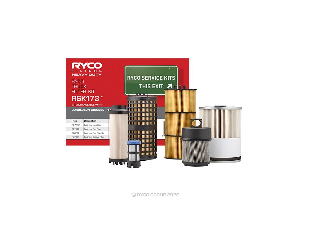 RYCO HD ENGINE FILTER KIT DD13 >16 UP TO SEPT 2013 - RSK173