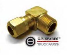 MALE CONNECTOR ELBOW 90 DEG - 3/8 TUBE X 3/8 NPT - NF1469-6-6