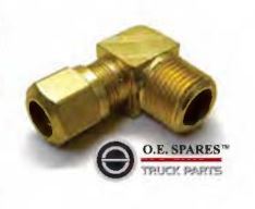 MALE CONNECTOR ELBOW 90 DEG - 1/2 TUBE X 3/8 NPT - NF1469-8-6
