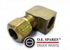 FEMALE CONNECTOR ELBOW 90 DEG 1/2 TUBE X 3/8 NPTF - NF1470-8-6
