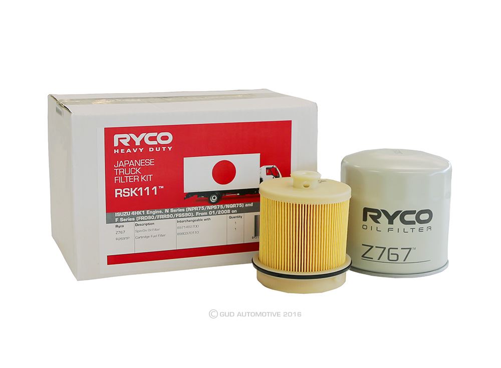 RYCO HD SERVICE KIT ISUZU N+F (4HK1) 2008/ON - RSK111