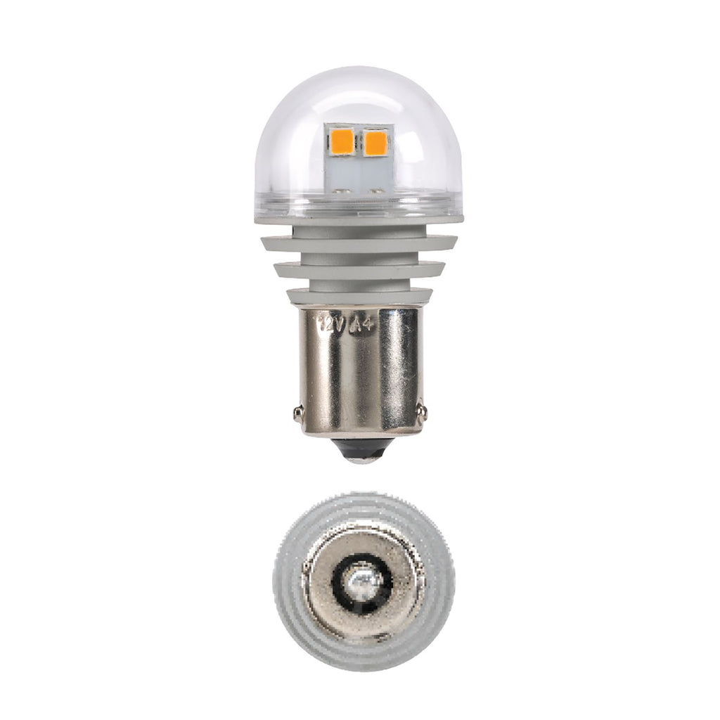 12V BAU15S LED IND GLOBES 1800K AMBER (PACK OF 2) - 18232BL