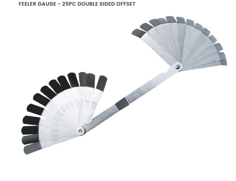 ENGINE SERVICE - FEELER GAUGE 26PCS DOUBLE ENDED O - SP64031