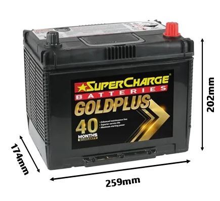 GOLD PLUS COMMERCIAL 12V 720CCA - MF80D26L