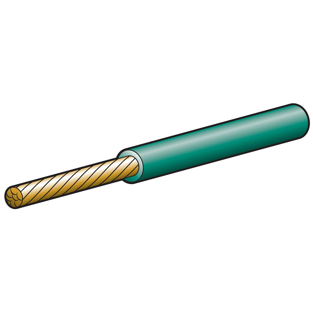 15A 4MM GREEN SINGLE CORE CABLE (30M) - 5814-30GN