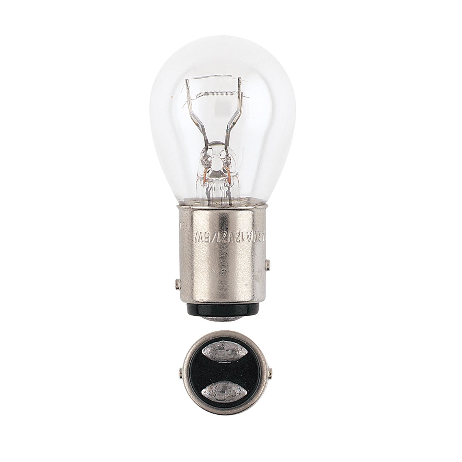 12V 21/21W BAY15D INCANDESCENT GLOBES (BOX OF 10) - 47005