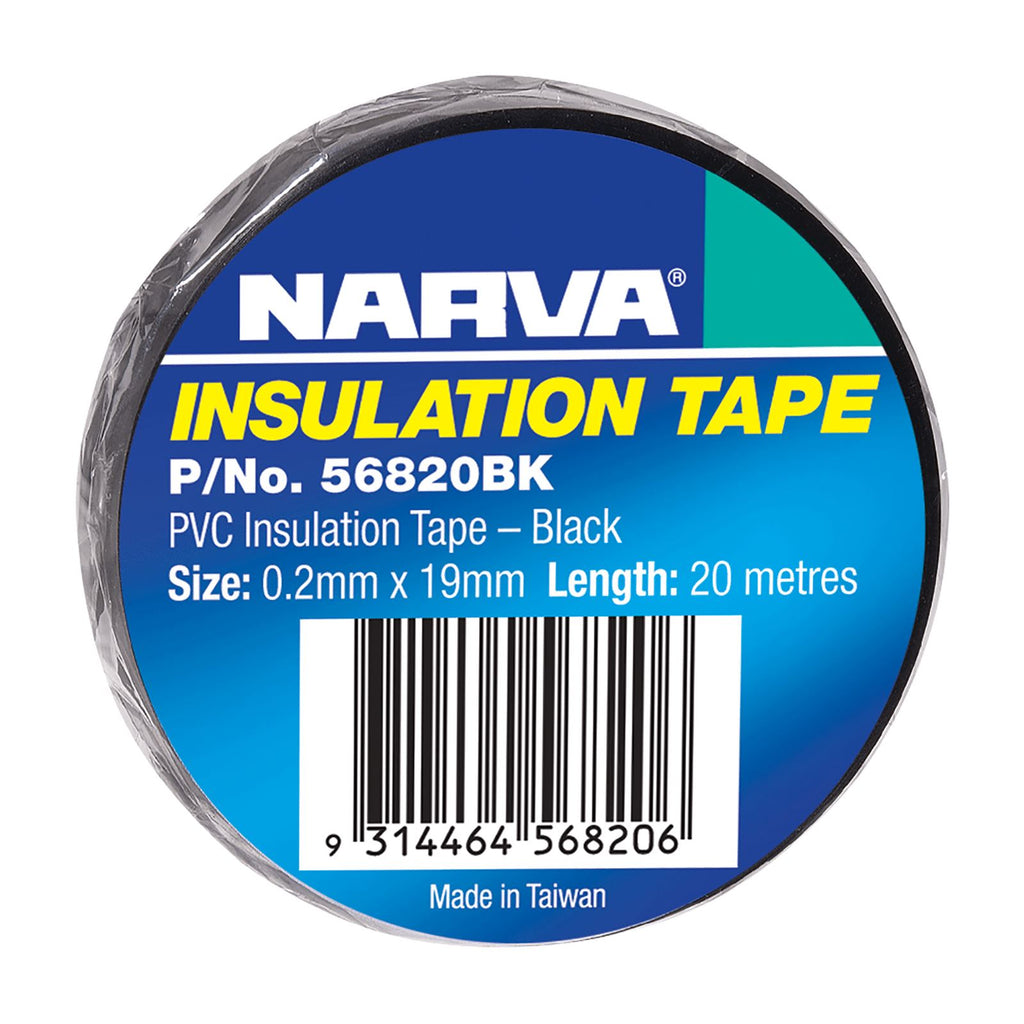 19MM PVC INSULATION TAPE (BLACK) - 56820BK