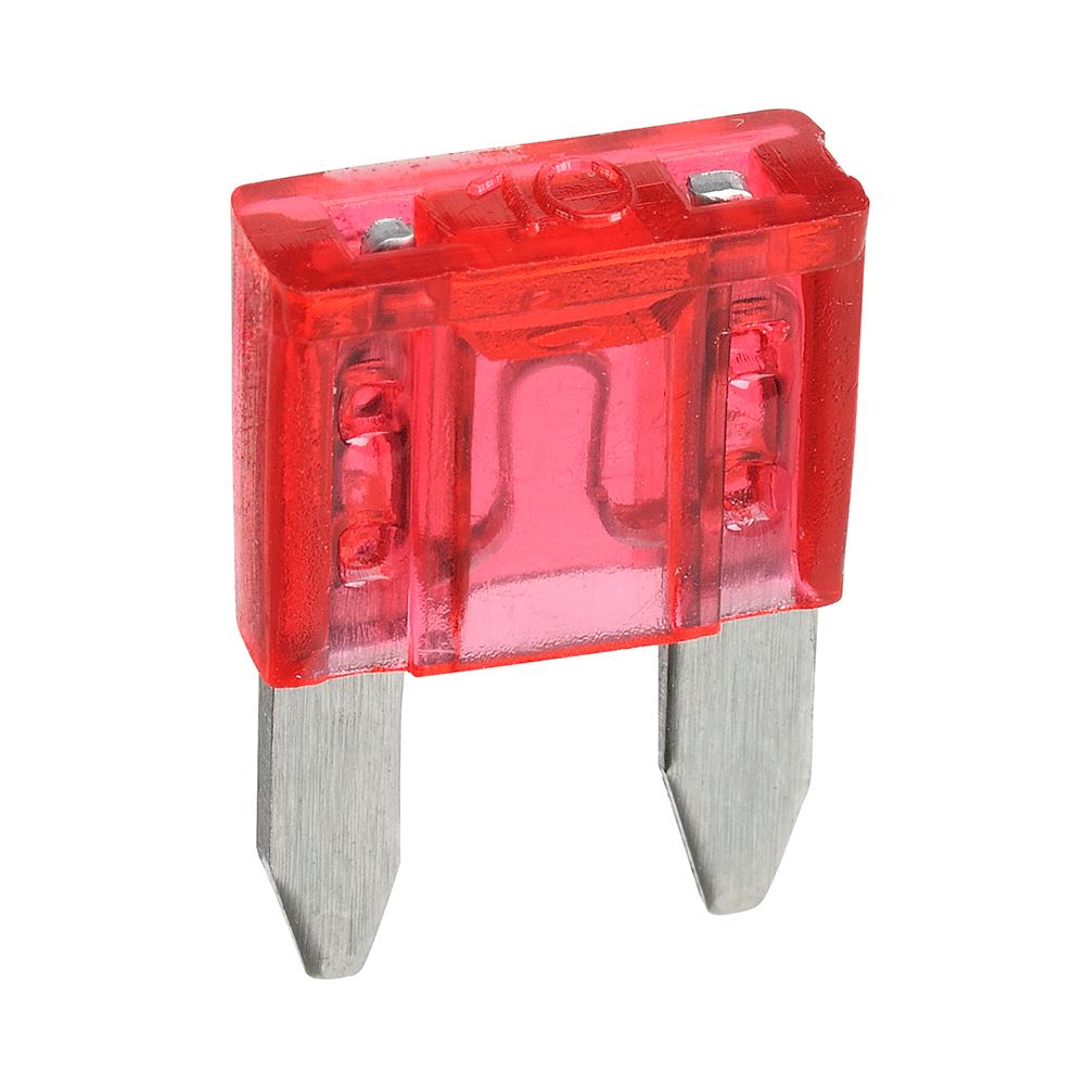 10 AMP RED MINI BLADE FUSE (BOX OF 50) - 52710