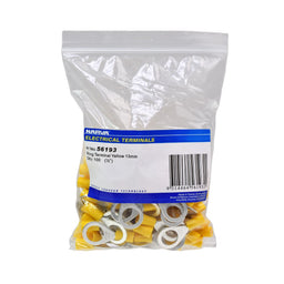 13.0MM RING TERMINAL YELLOW (100 PACK) - 56193