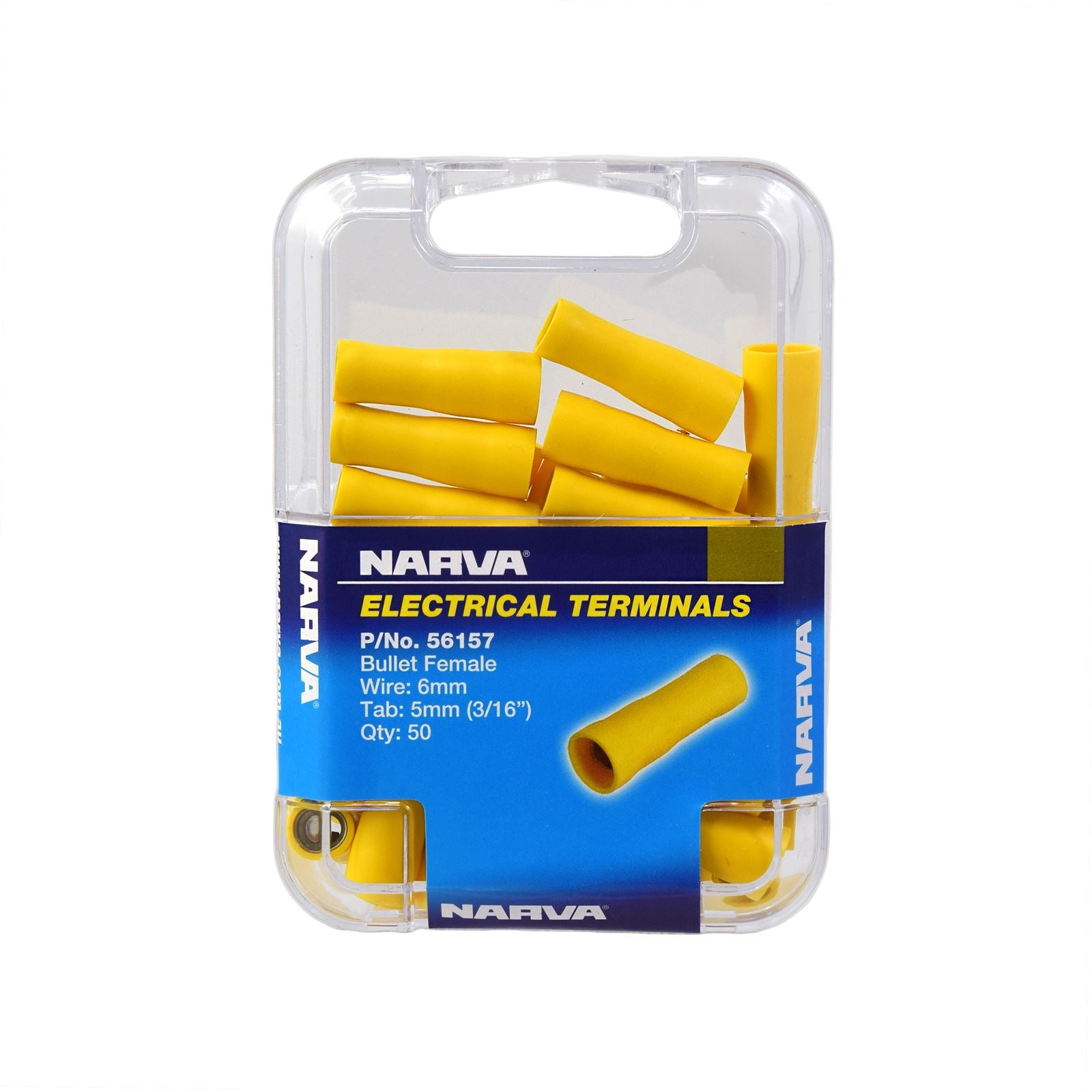 5.0MM FEMALE BULLET TERMINAL YELLOW (50 PACK) - 56157