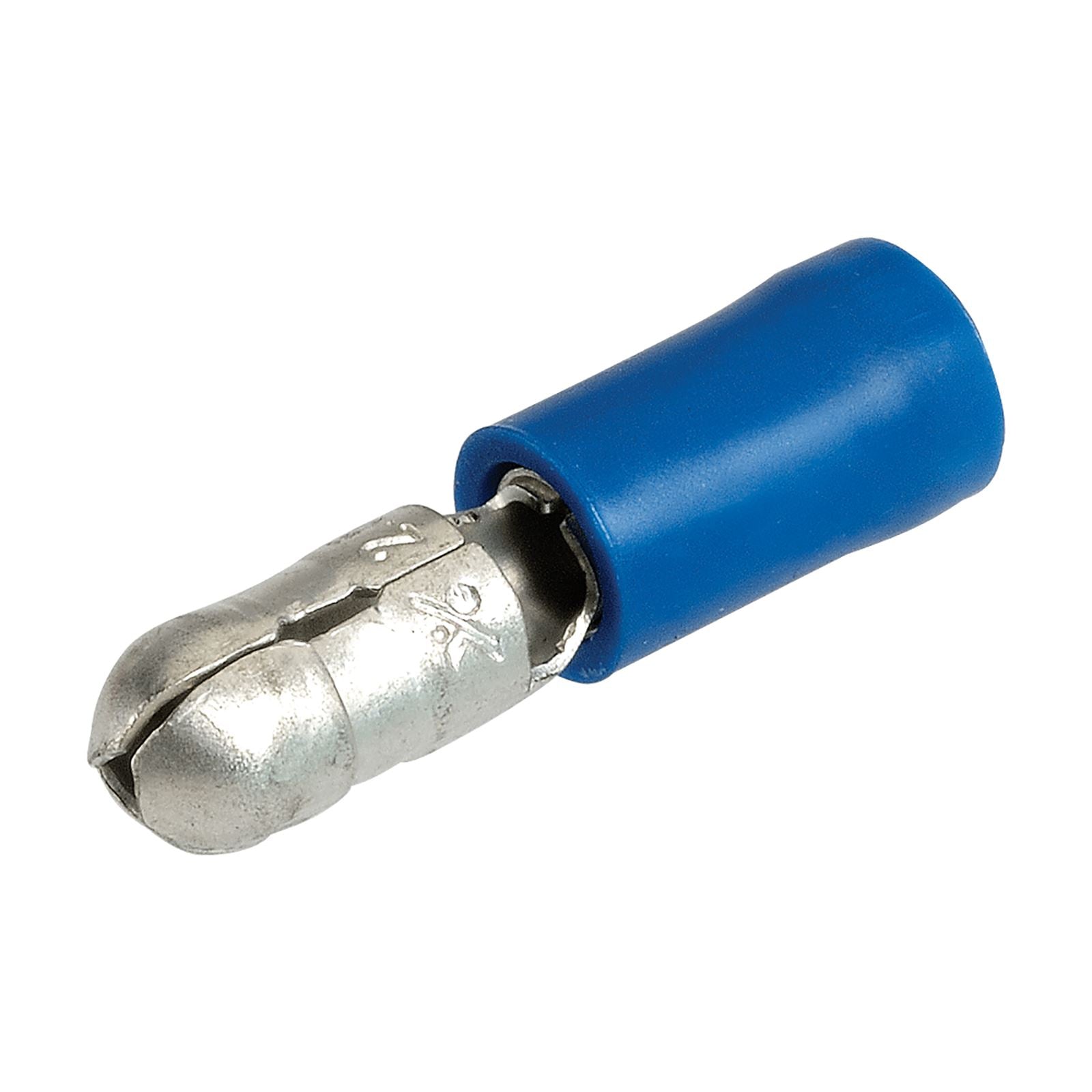 5.0MM MALE BULLET TERMINAL BLUE (14 PACK) - 56048BL