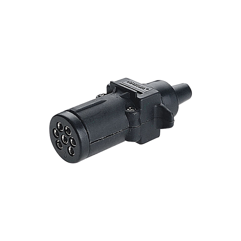 7PIN SML RND PLAS PLUG BL (1) - 82121BL