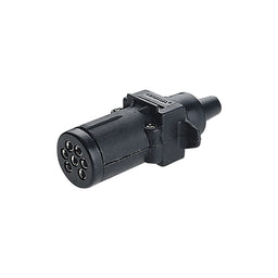 7PIN SML RND PLAS PLUG BL (1) - 82121BL