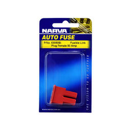 50 AMP RED FEMALE PLUG IN FUSIBLE LINK (PACK OF 1) - 53050BL
