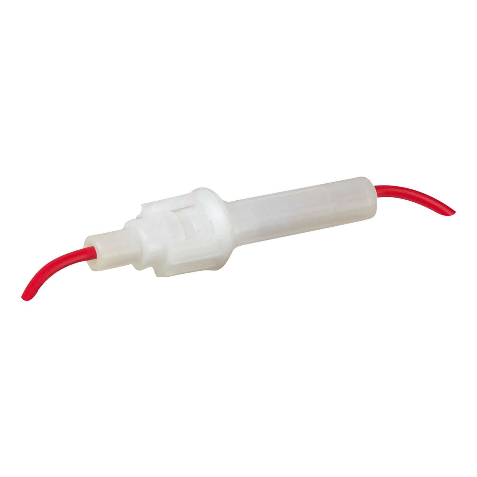 IN-LINE GLASS FUSE HOLDER WITH 10 AMP FUSE (1) - 54380BL