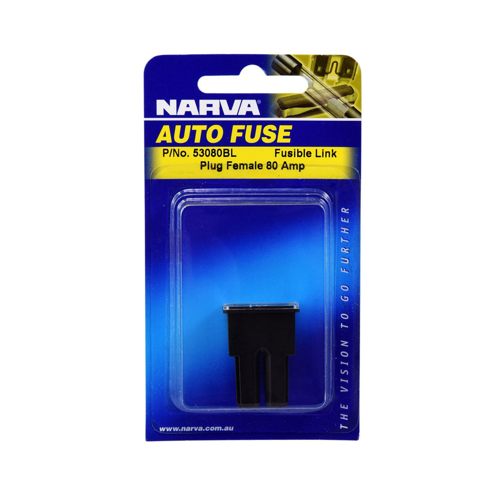 80 AMP BLACK FEMALE PLUG IN FUSIBLE LINK (1) - 53080BL