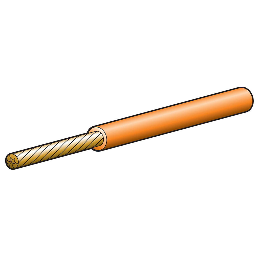 10A 3MM ORANGE SINGLE CORE CABLE (30M) - 5813-30OE