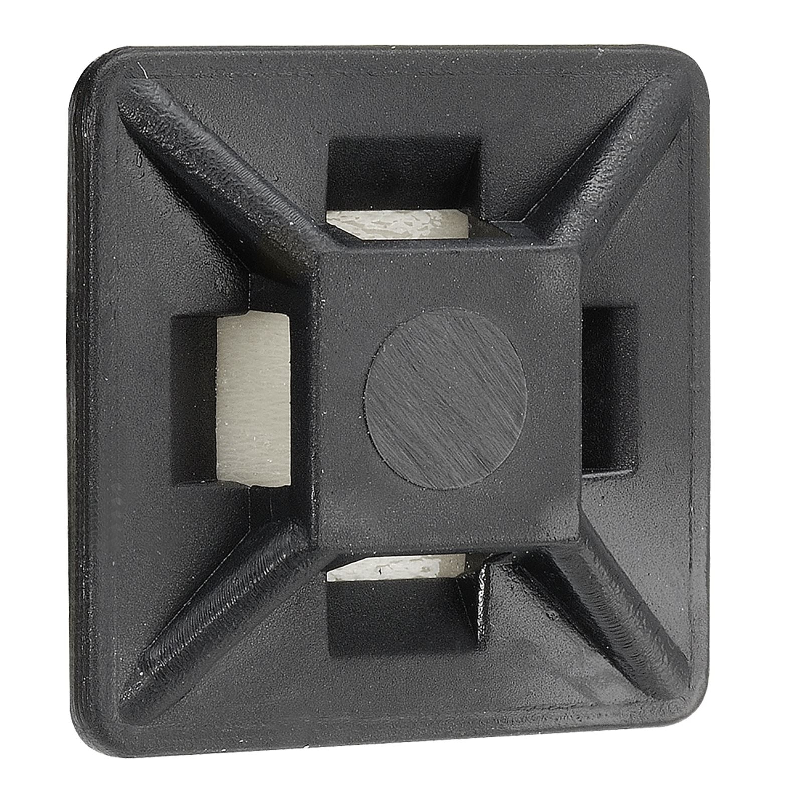CAB TIE MOUNTS BLCK 19MM (100) - 56442
