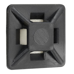 CAB TIE MOUNTS BLCK 19MM (100) - 56442