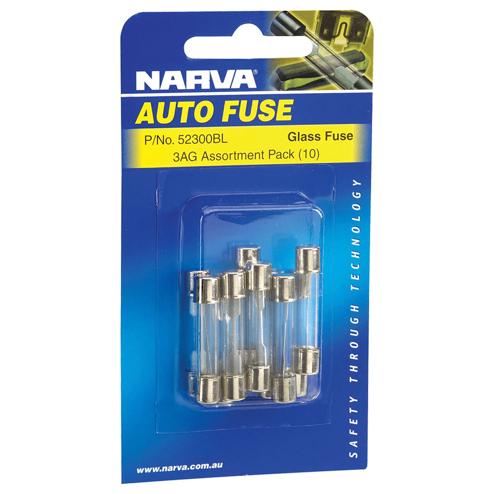 GLASS FUSE PACK ASSORTMENT (10) - 52300BL