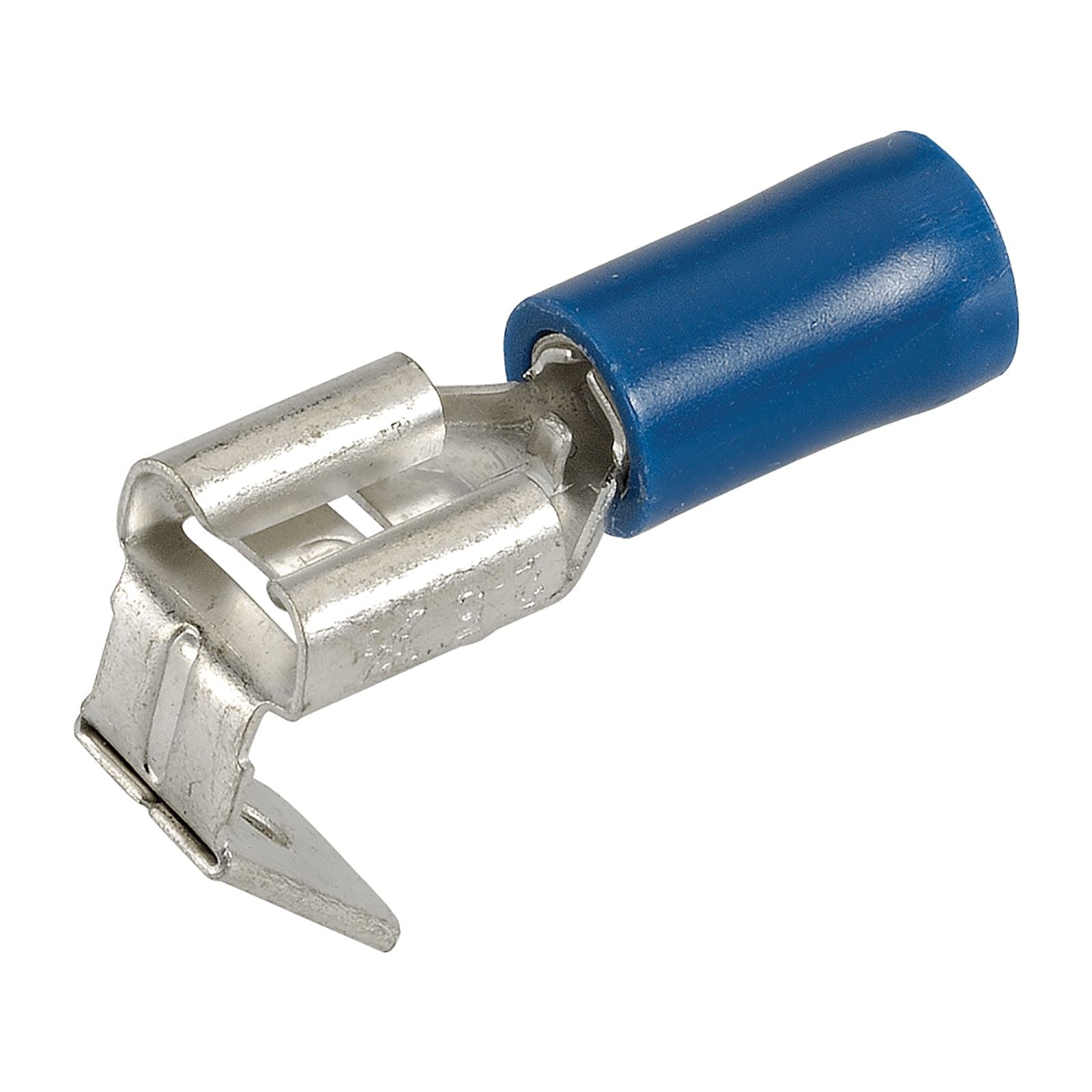 6.3 X 0.8MM MALE/FEMALE CONNECTOR BLUE (14 PACK) - 56032BL