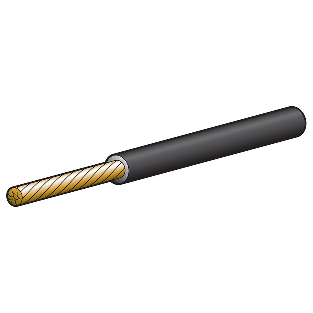 10A 3MM BLACK SINGLE CORE CABLE (30M) - 5813-30BK