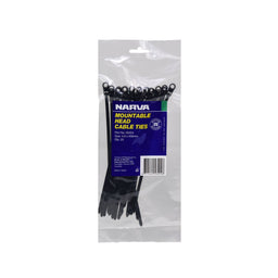MOUNTABLE HEAD CABLE TIE 4.8 X 200MM (25 PACK) - 56424