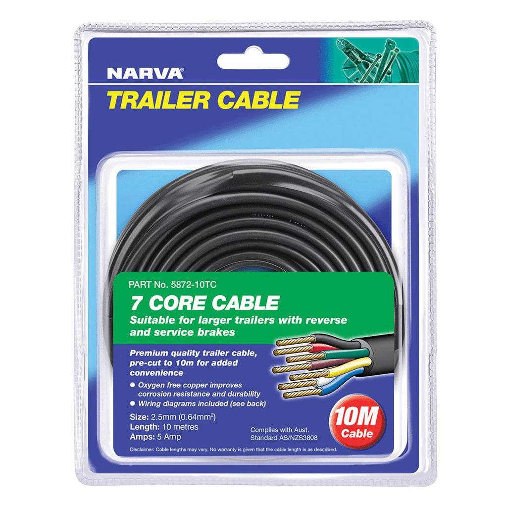 5A 2.5MM 7 CORE TRAILER CABLE (10M) - 5872-10TC