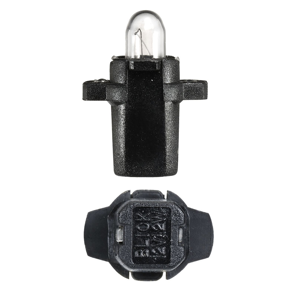 12V 1.2W B8.3D (BAX 10S) BLK BASE DASH PANEL GLOBE - 47724